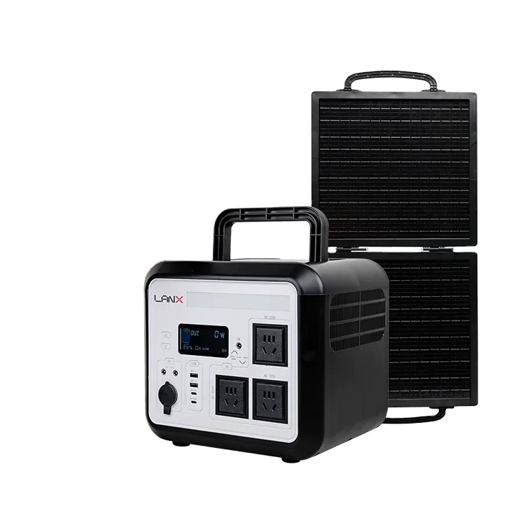 LANX LX-ABS06 Portable Solar Power Station, 600W to 1500W