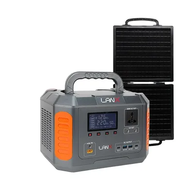 LANX LX-ABS09 Portable Solar Power Station, 600W or 1000W