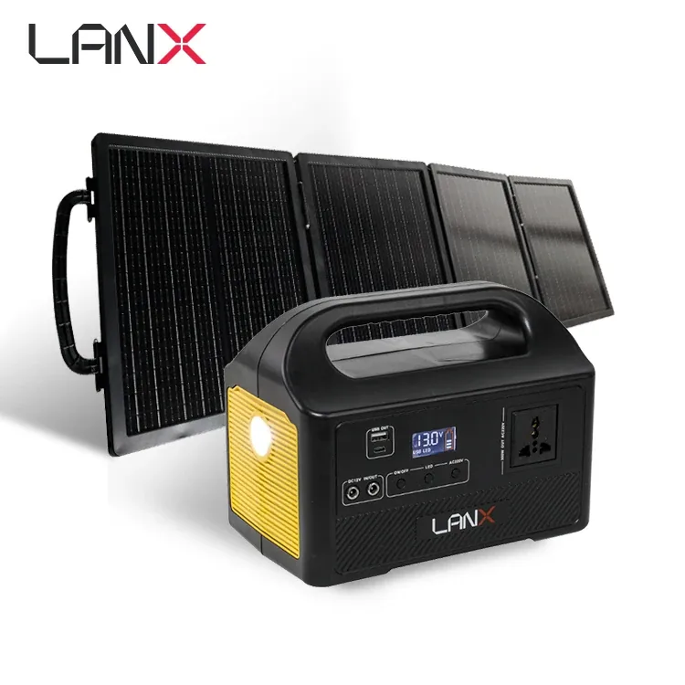 LANX LX-ABS10 Mini Portable Solar Power Station, 150W or 300W photo 2