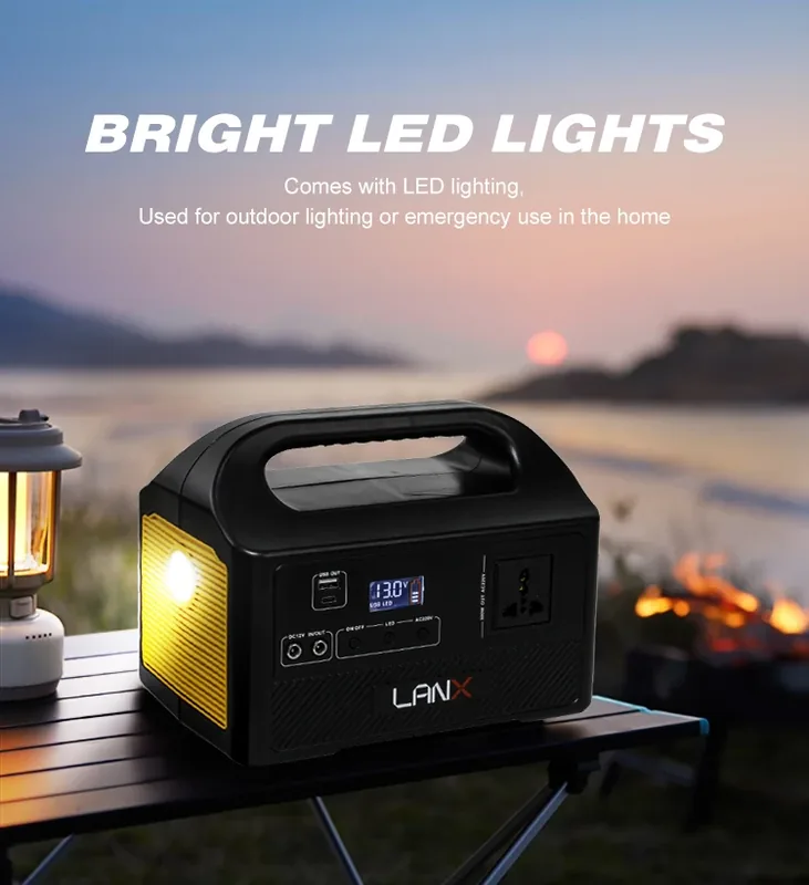 LANX LX-ABS10 Mini Portable Solar Power Station, 150W or 300W photo 5