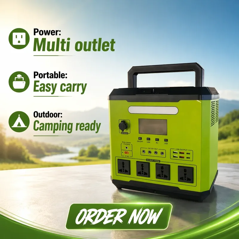 LANX LX-ABS14 Portable Solar Power Station, 600W to 1500W photo 2
