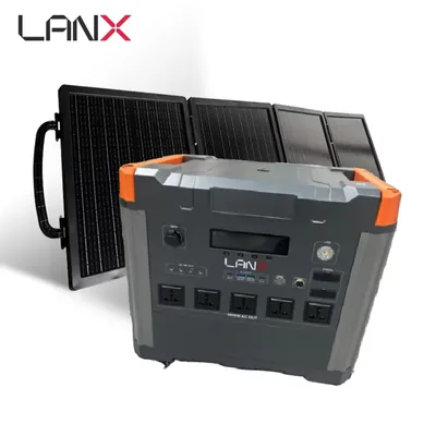 LANX LX-ABS15 Portable Solar Power Station, 600W to 5000W