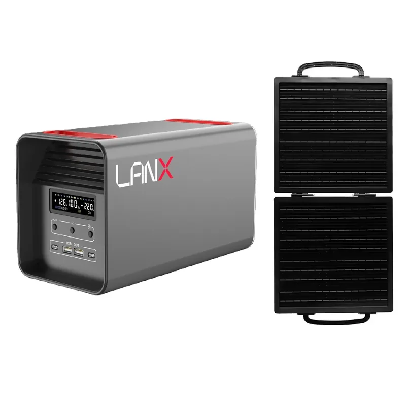 LANX LX-LC02 Portable Solar Power Station, 300W to 600W photo 2