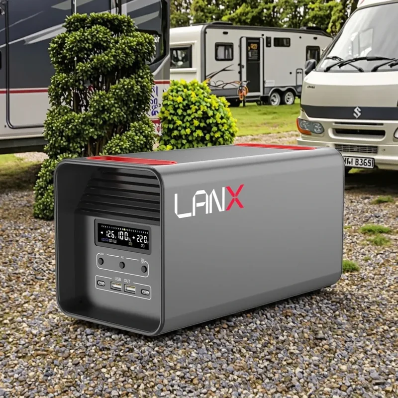 LANX LX-LC02 Portable Solar Power Station, 300W to 600W photo 4