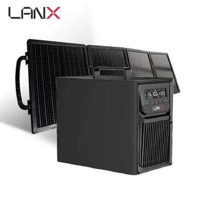 LANX LX-WJ02 Portable Solar Power Station, 300W to 3000W