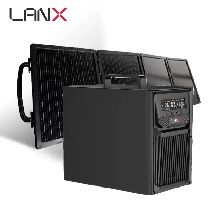 LANX LX-WJ02 Portable Solar Power Station, 300W to 3000W