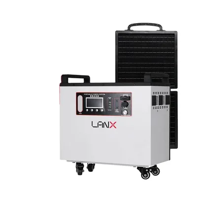 LANX LX-WJ07 Solar Power Station on Wheels, 2200W or 3000W