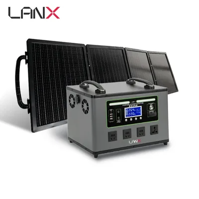 LANX LX-WJ08 Solar Power Station, LiFePO4, 2000W to 3000W