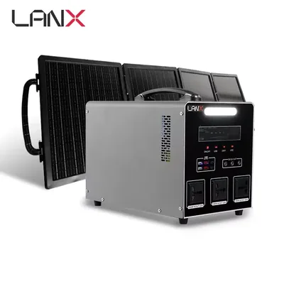 LANX LX-WJ10 Solar Power Station, LiFePO4, 200W to 2000W