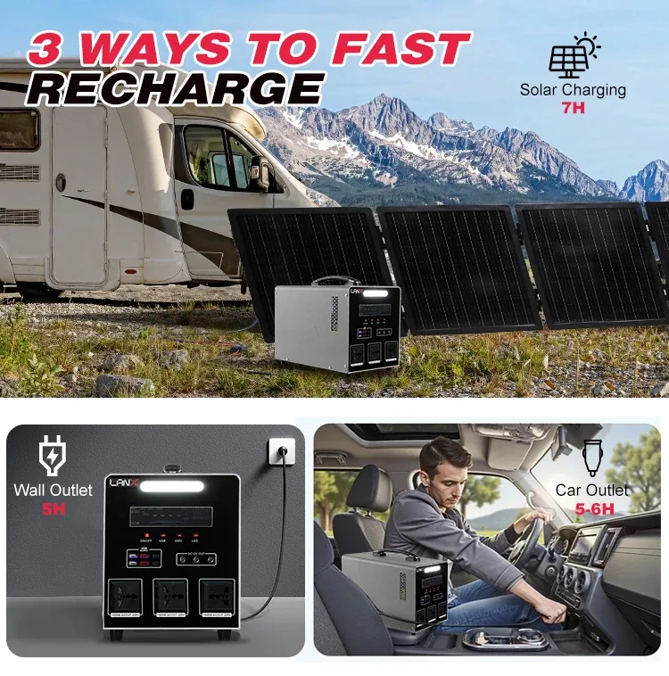 LANX LX-WJ10 Solar Power Station, LiFePO4, 200W to 2000W photo 3