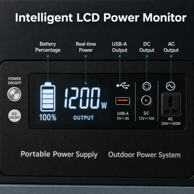 LANX LX-WJ12 Portable Power Station, 300W to 1000W photo 4