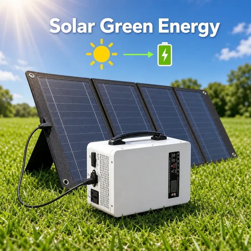 LANX LX-WJ13 Portable Solar Power Station, 300W to 1000W photo 7
