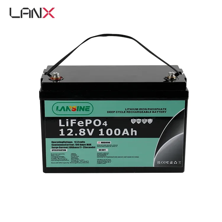LANX LX-XGL01 12.8V LiFePO4 Solar Battery, 100Ah to 300Ah