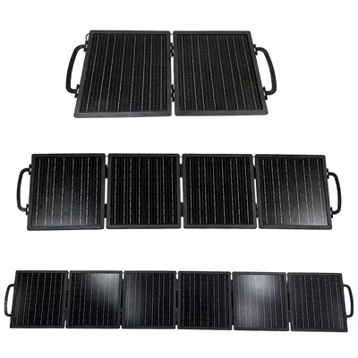 LANX LX-ZDB-KIT Foldable Portable Solar Panel, 10W to 300W