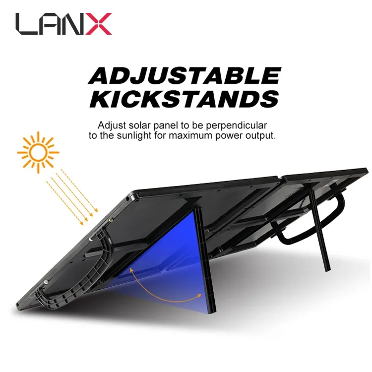 LANX LX-ZDB01 Foldable Solar Panel, 10W to 50W photo 4